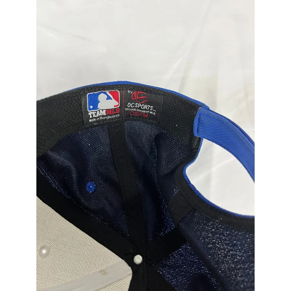 Team MLB Atlanta Braves Hat Cap Adjustable Blue White‎ Fitted Look